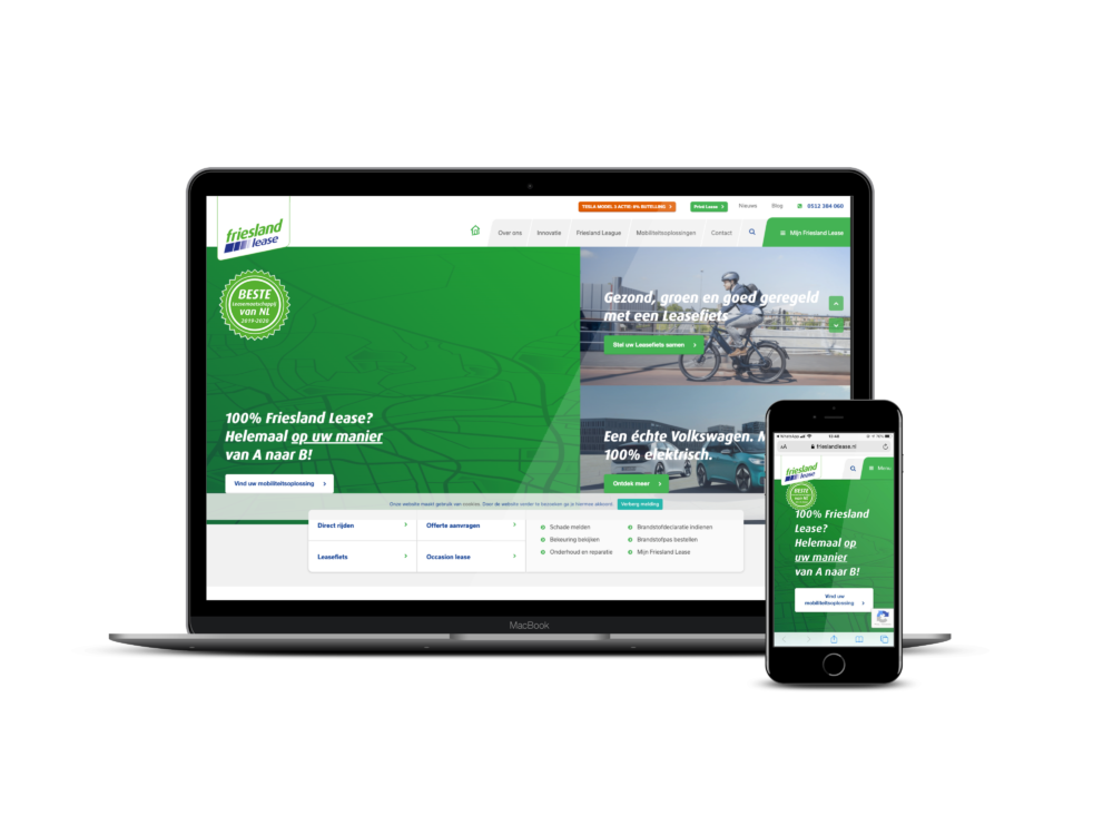 Friesland Lease - Website - Webwijs