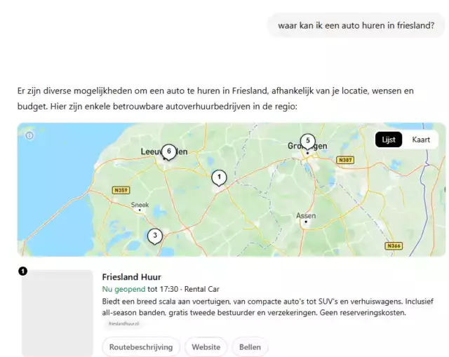 GEO chatgpt voorbeeldvertoning